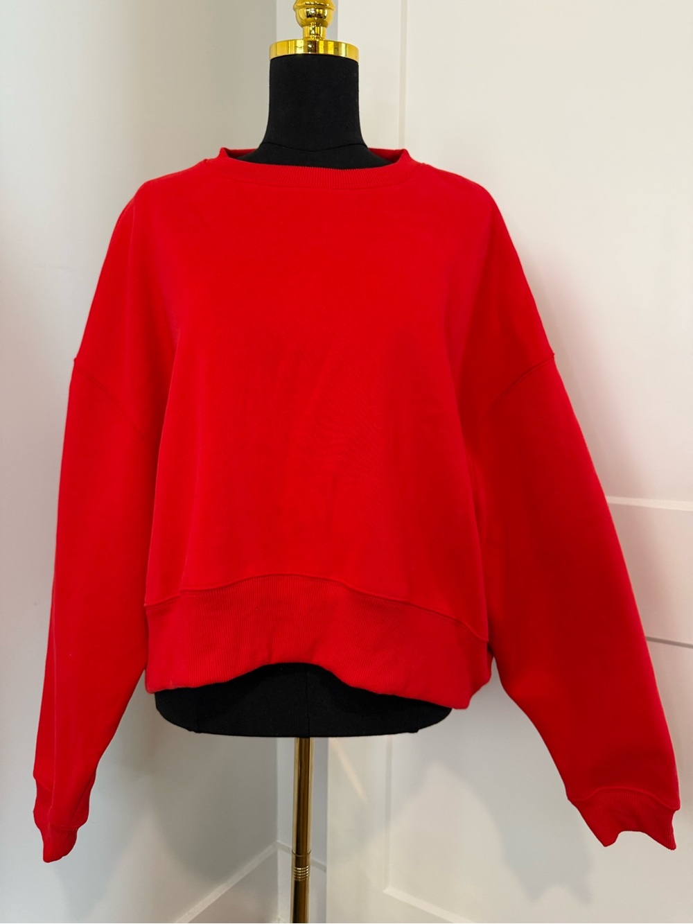 TCEC Red Women's Crewneck Sweatshirt - Classic Boxy Fit